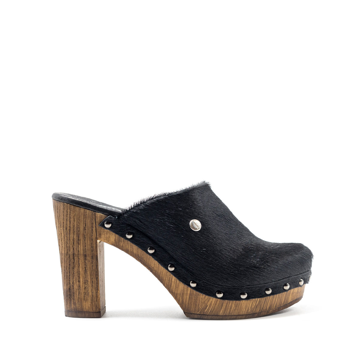 Zueco Comillas Pelo Negro Tuilus