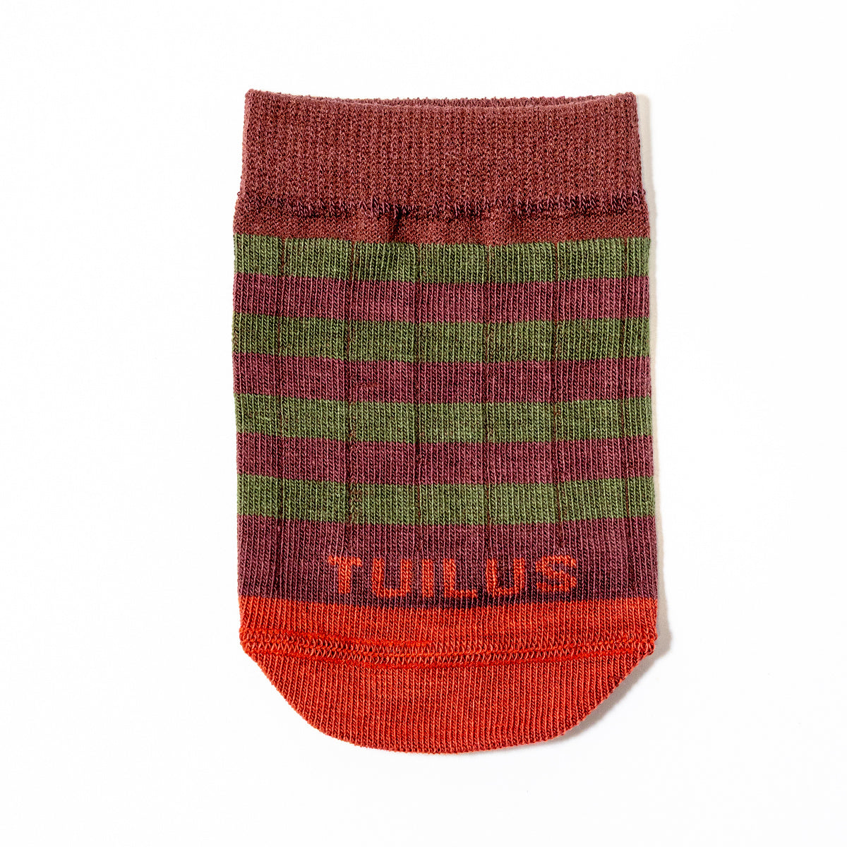 Calcetines Zueco Marron Rojo Tuilus