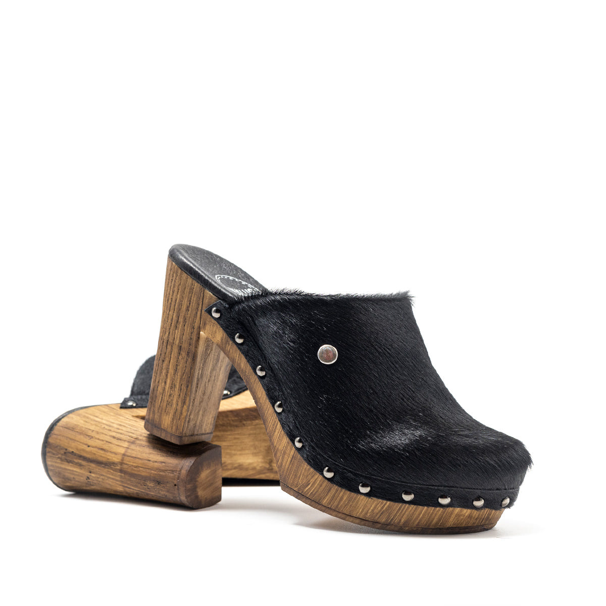 Zueco Comillas Pelo Negro Tuilus