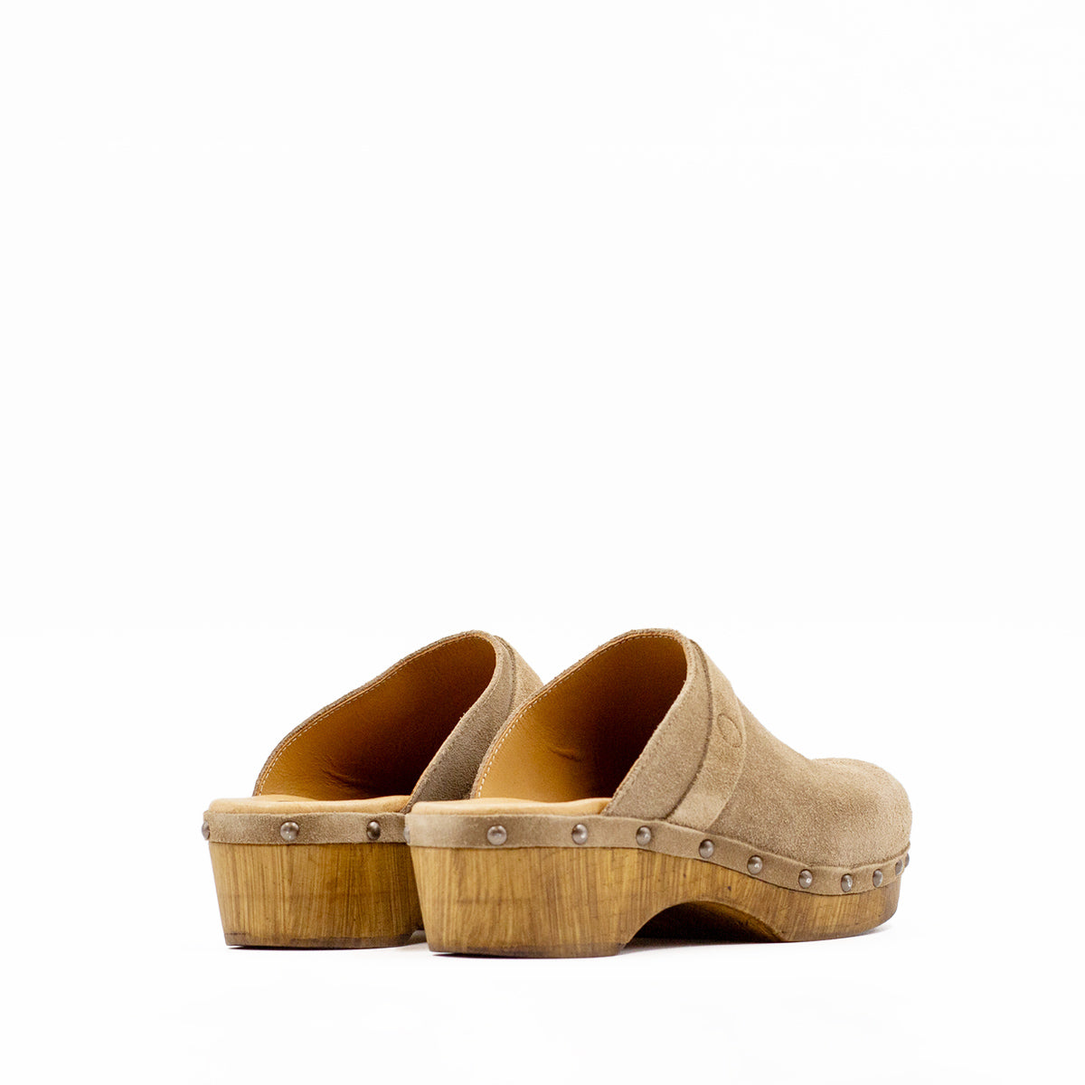 Bologna Suede Mink Clog