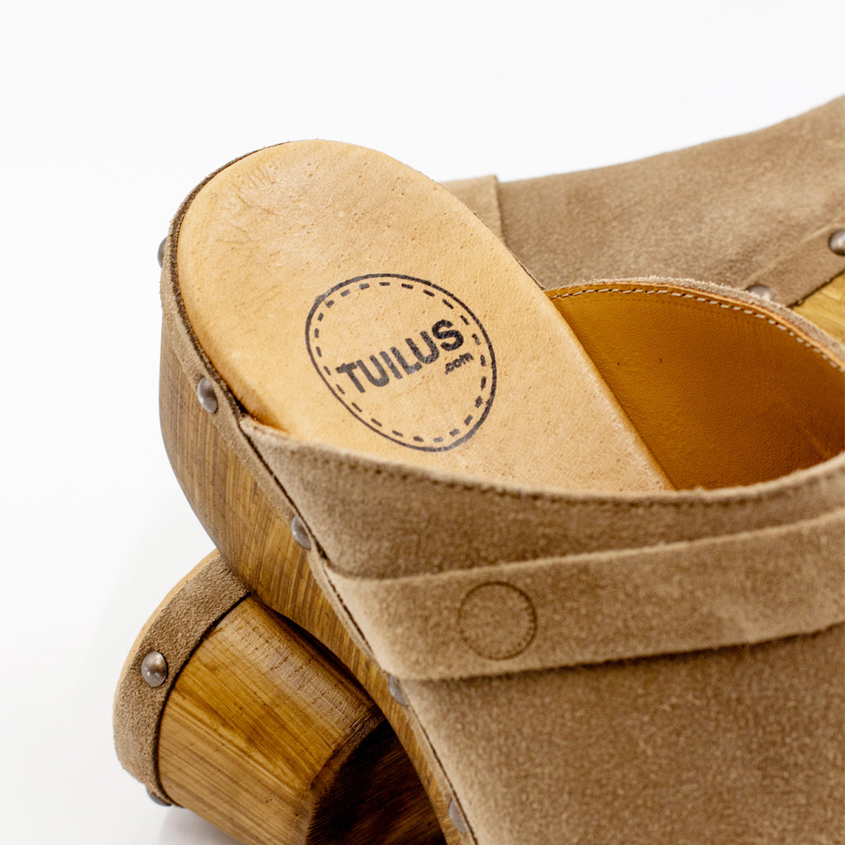 Bologna Suede Mink Clog