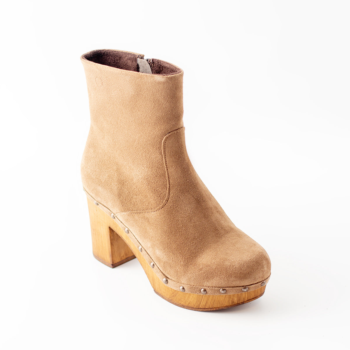 Cannes Mole Split Leather Ankle Boots