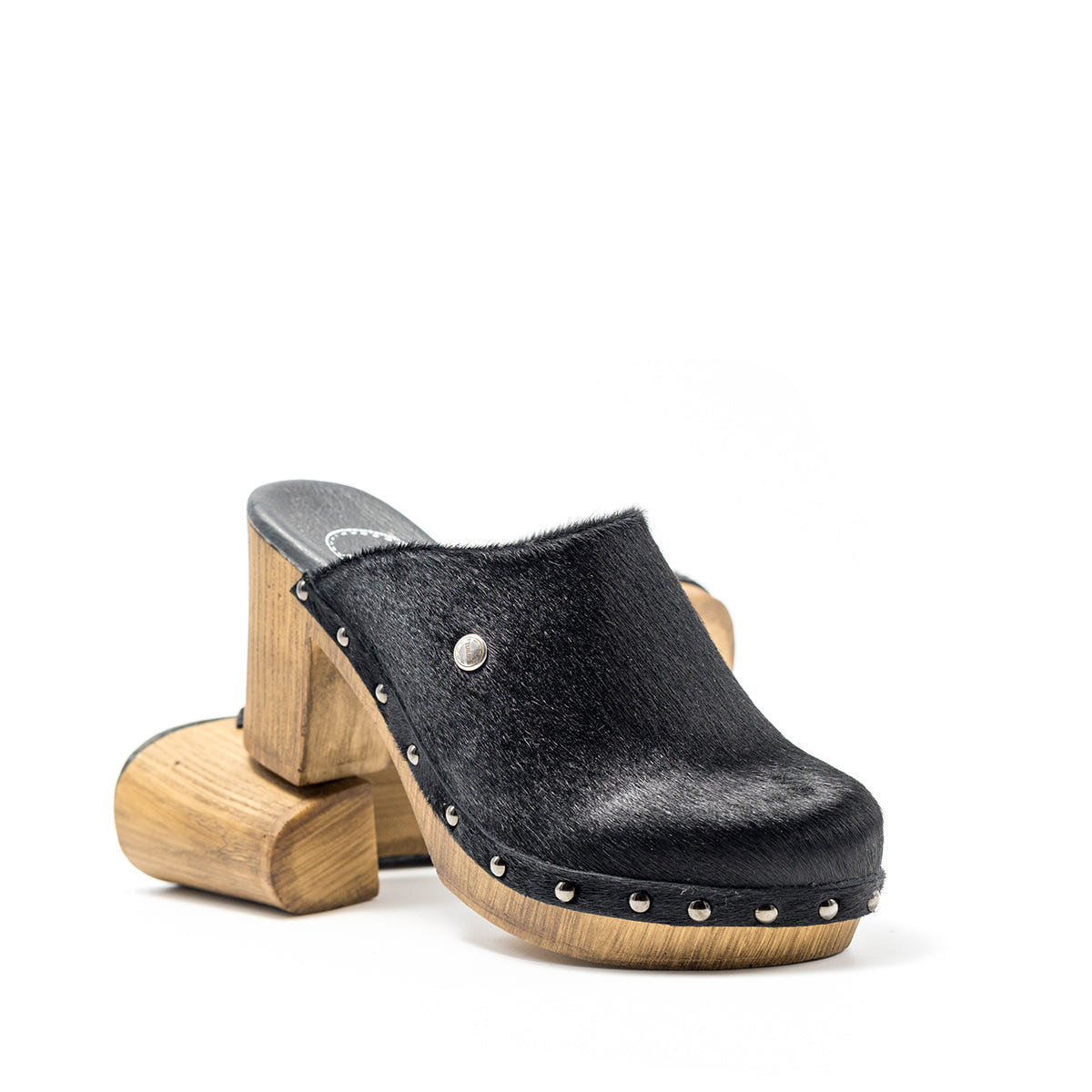 Zuecos Cullera Pelo Negro Tuilus