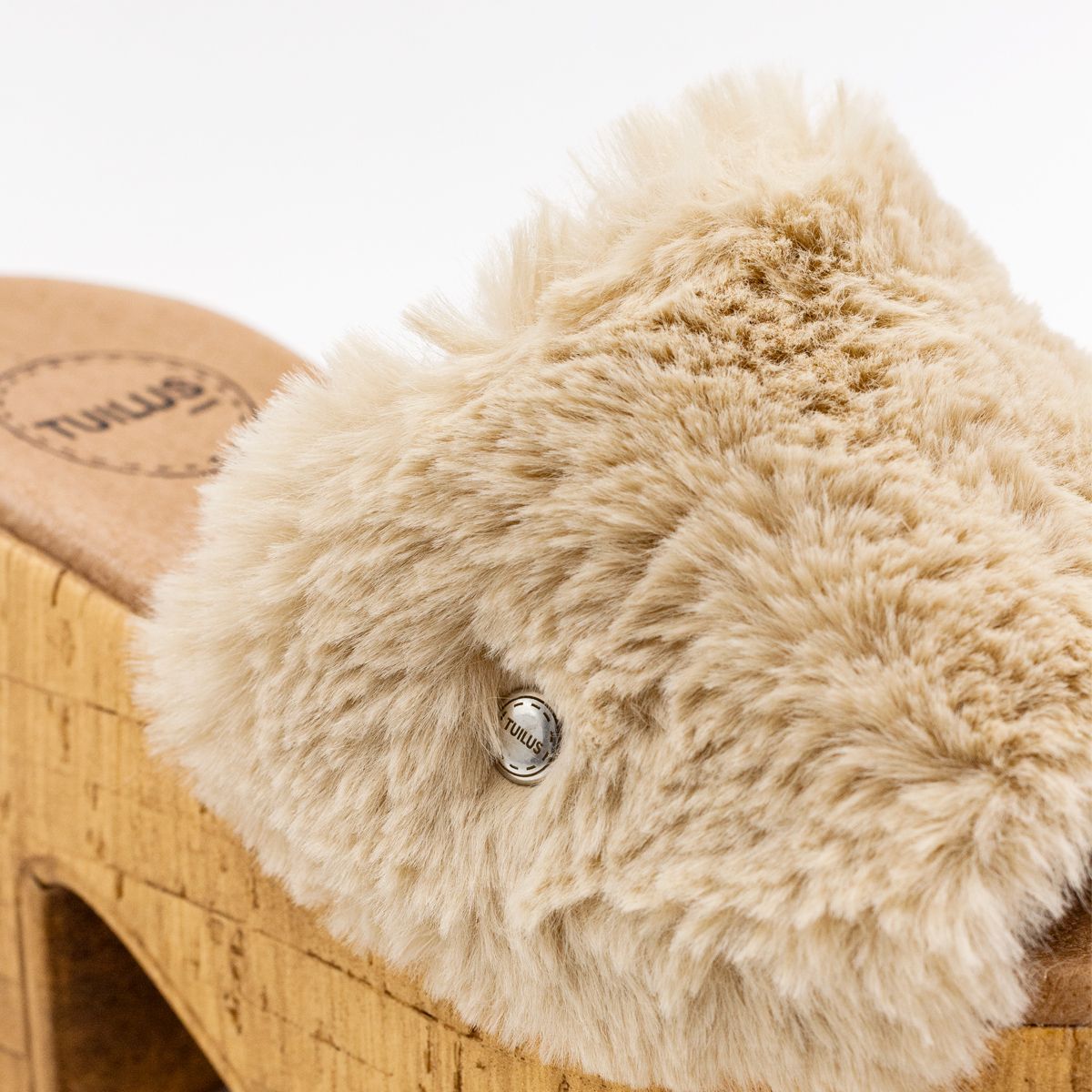 Sandàlia Plataforma Toscana Furby Beige
