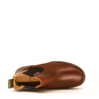 Mundaka Stripe Hazelnut Leather Ankle Boot