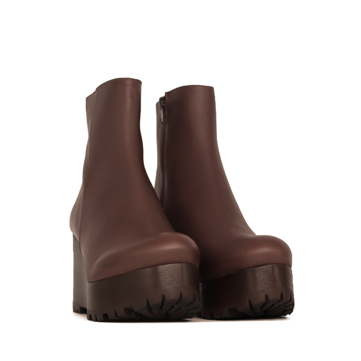 Picasso Chocolate Leather Ankle Boot