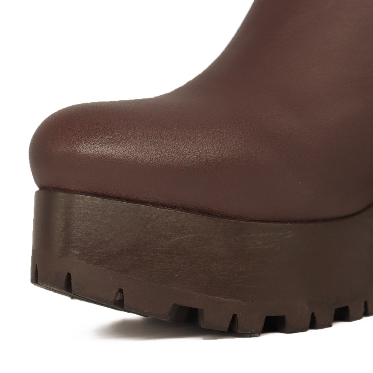 Picasso Chocolate Leather Ankle Boot